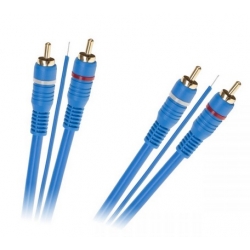 Kabel sygnałowy audio 2 x RCA żyłą sterującą, KPO2669-5